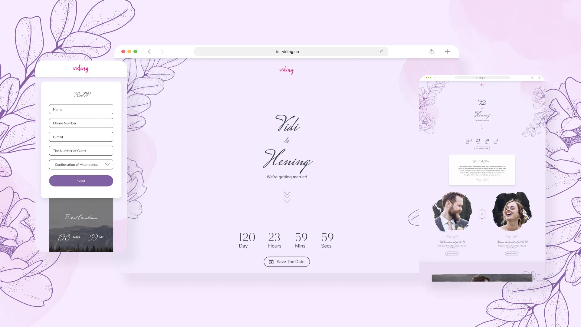 Web Invitation Bertema Viony