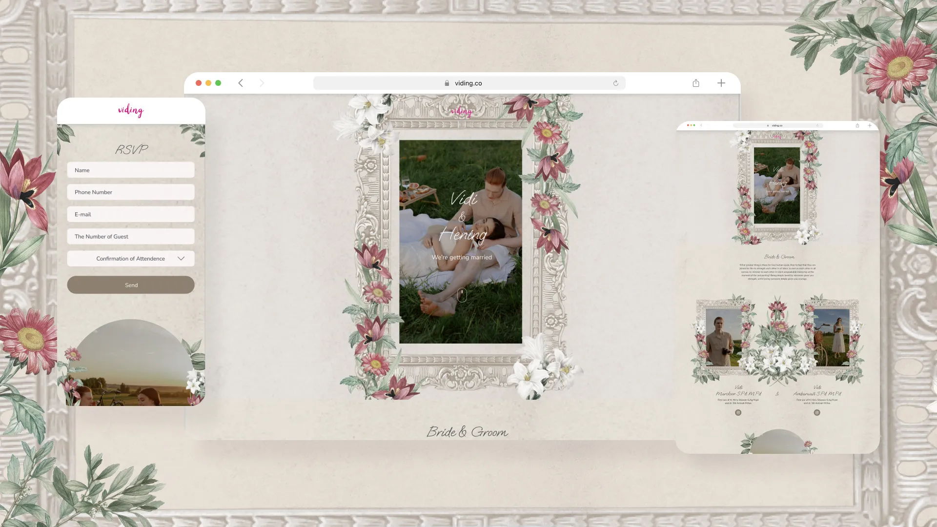 Web Invitation Bertema Belle