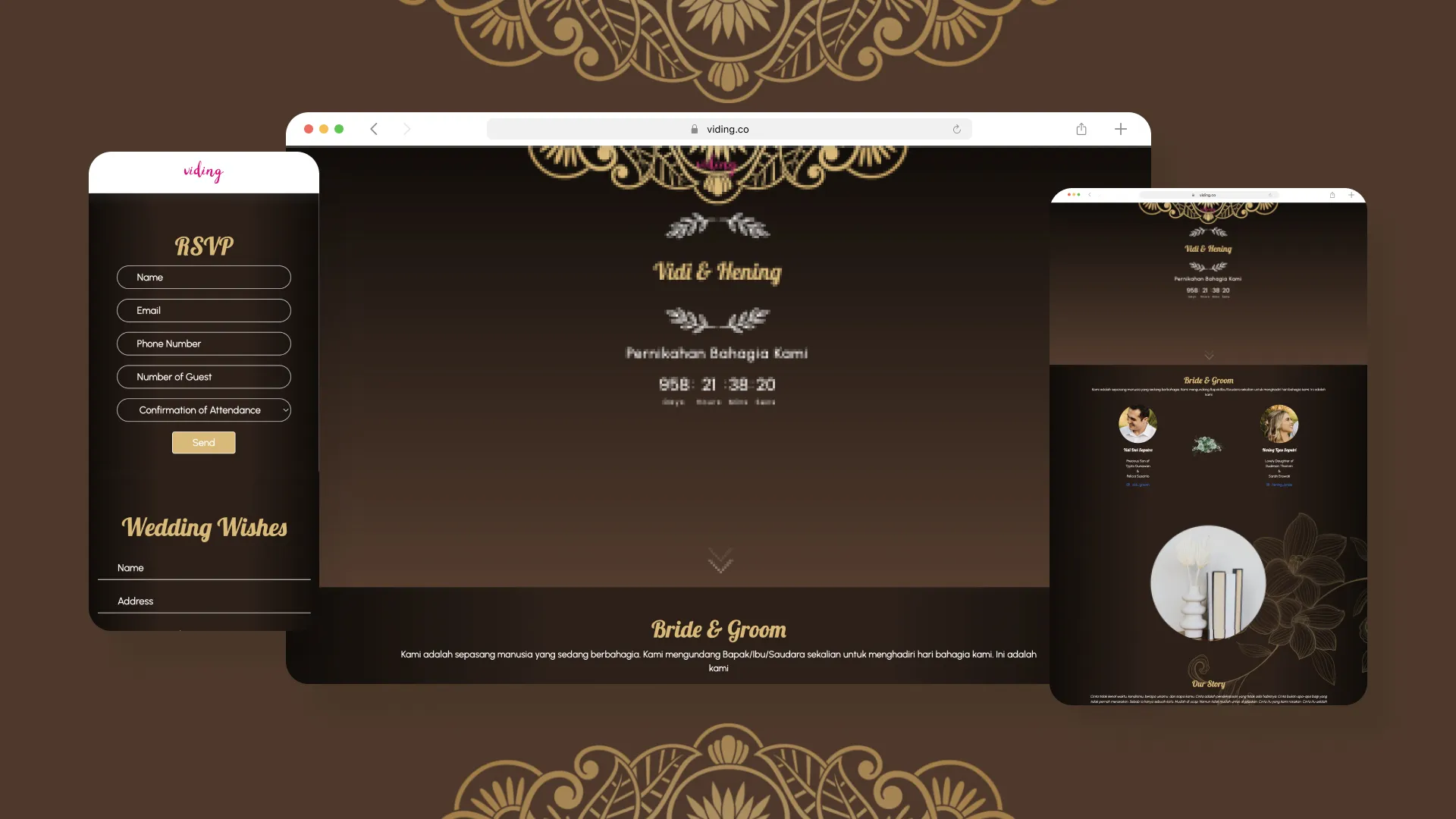 Web Invitation Bertema Majestic