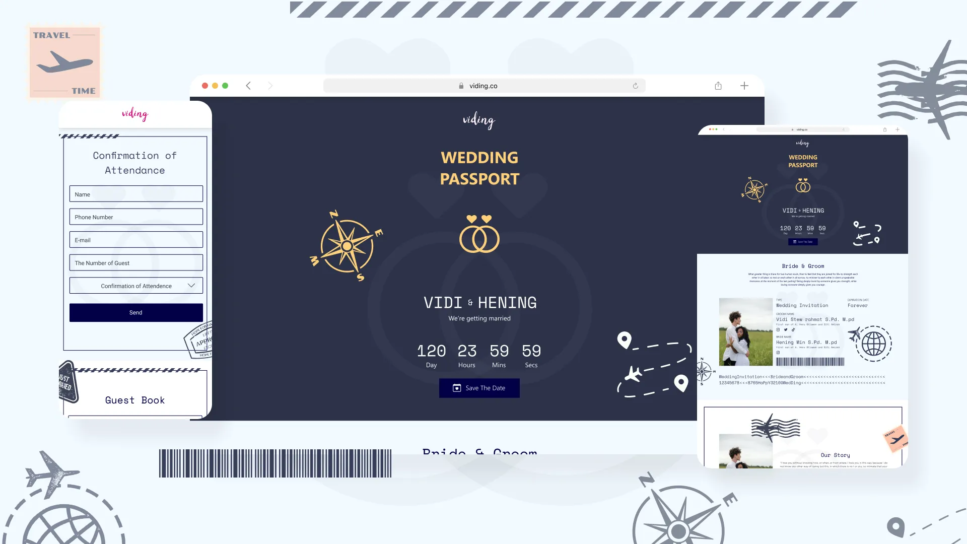 Web Invitation Bertema Travel Time
