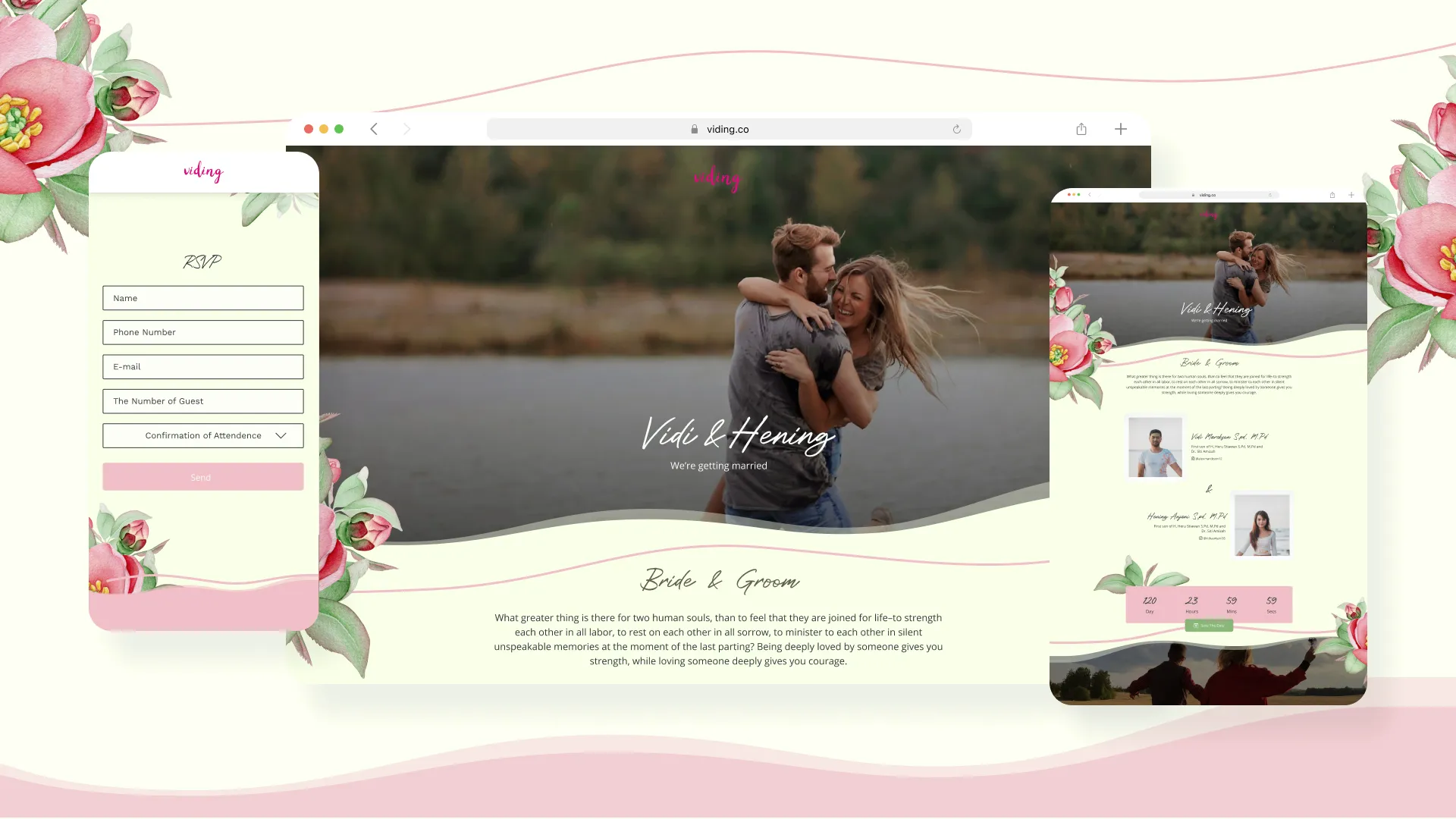 Web Invitation Bertema Rosas