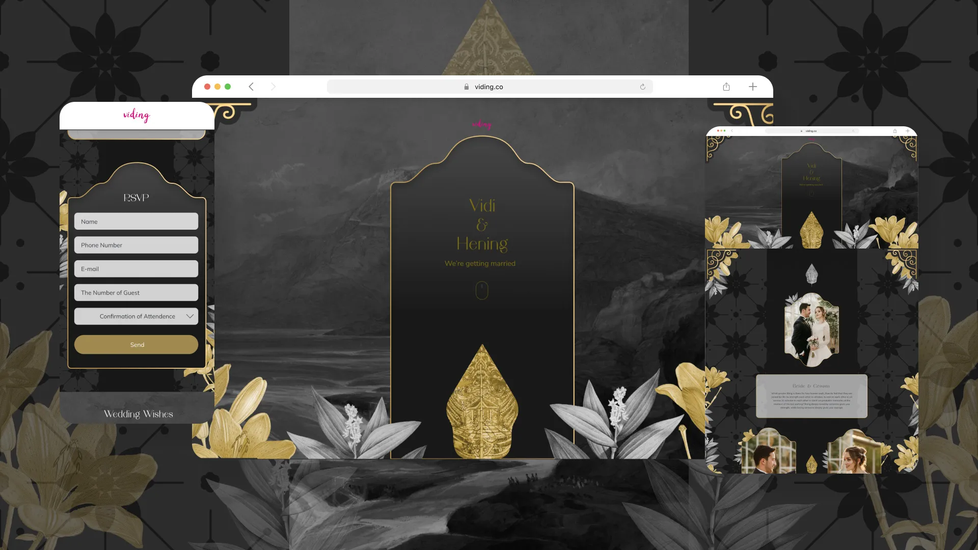 Web Invitation Bertema Gunungan