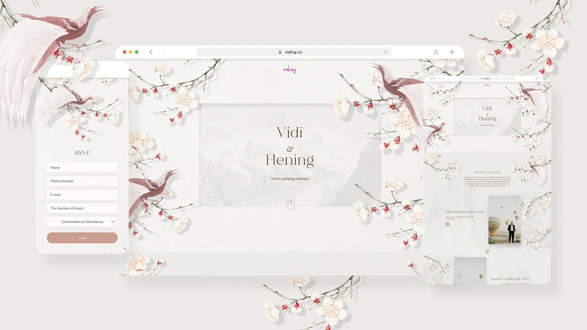 Web Invitation Bertema Paradis