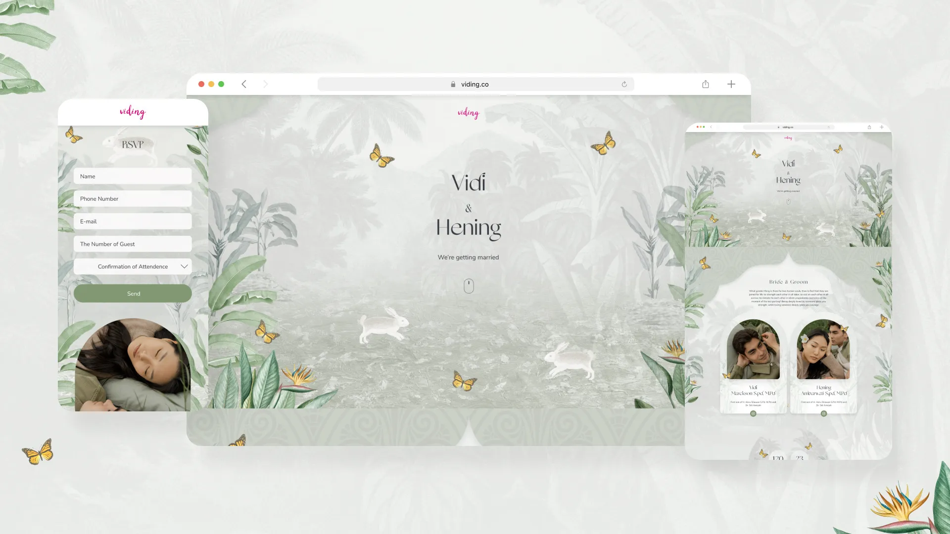 Web Invitation Bertema Jungle