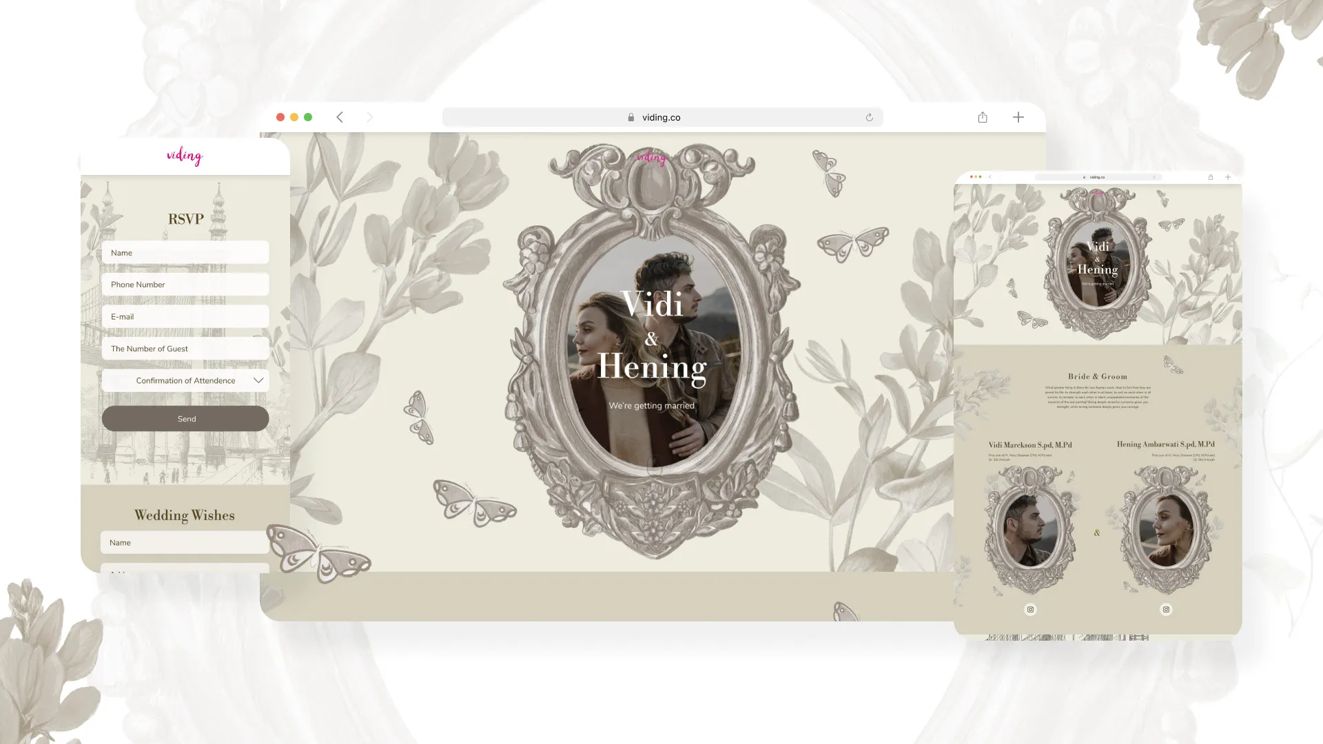 Web Invitation Bertema Wooden