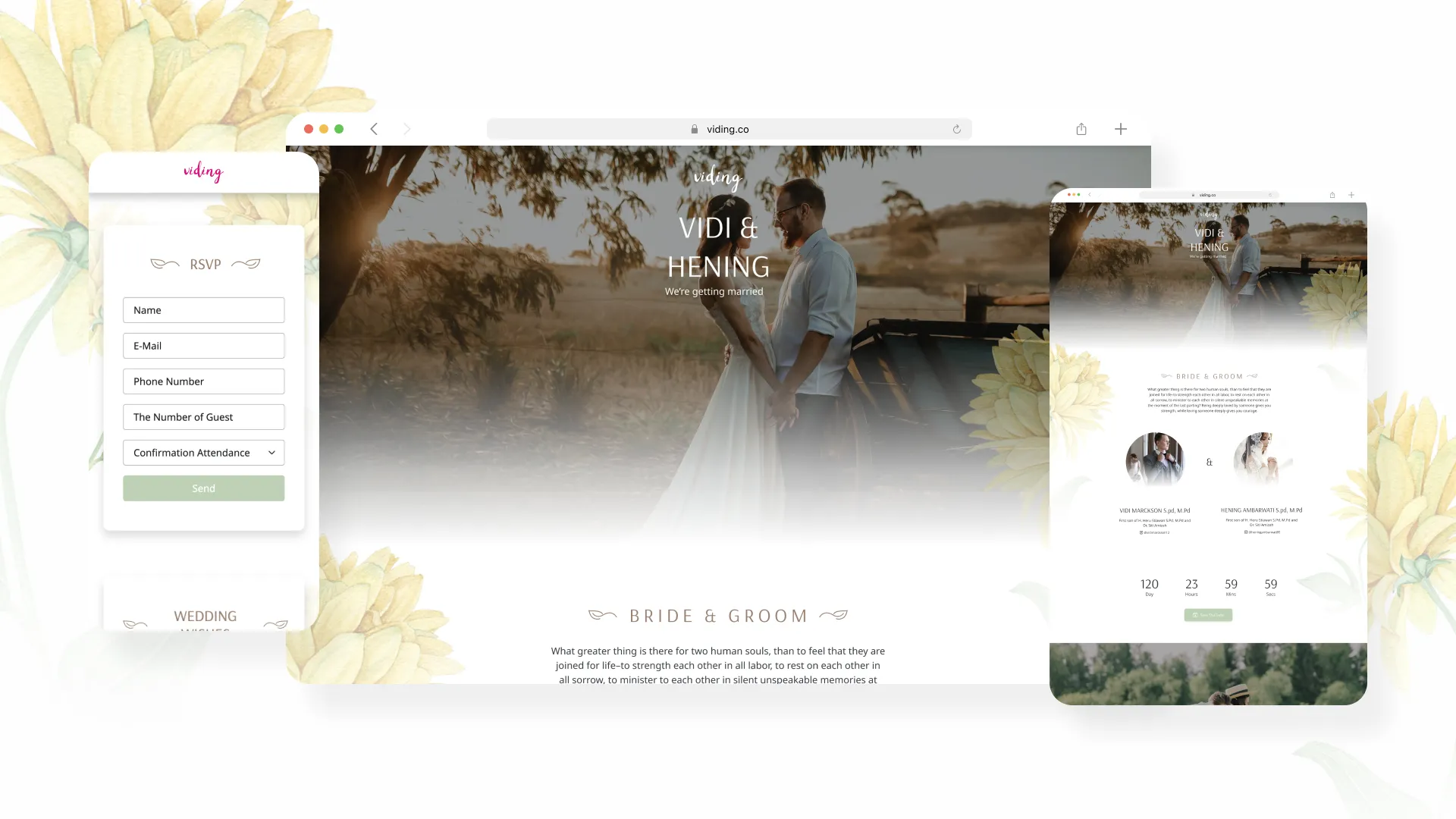 Web Invitation Bertema Warm