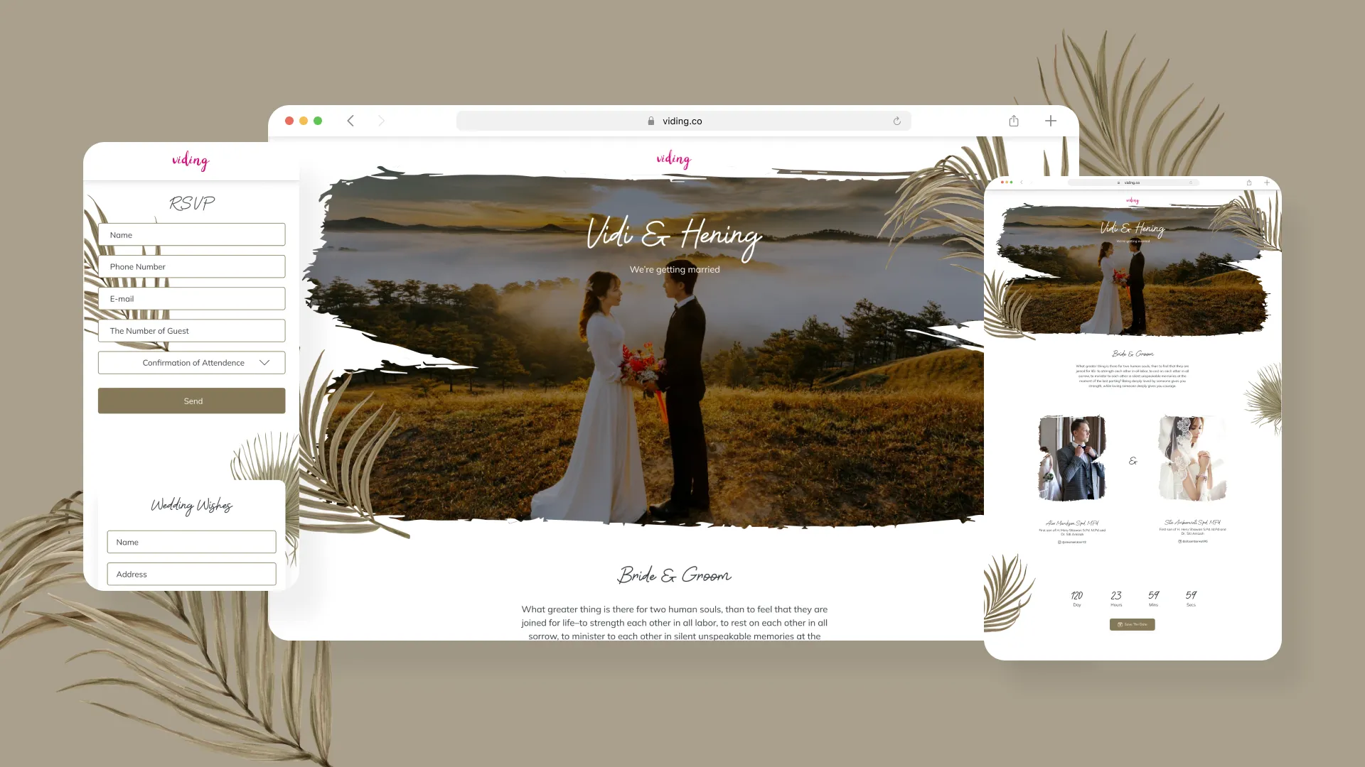 Web Invitation Bertema Palm