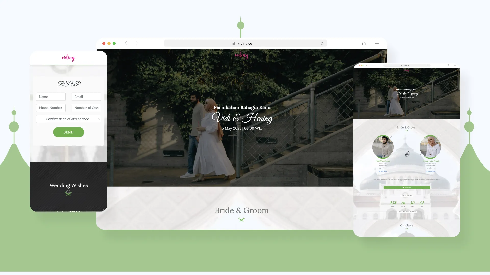 Web Invitation Bertema Mawaddah