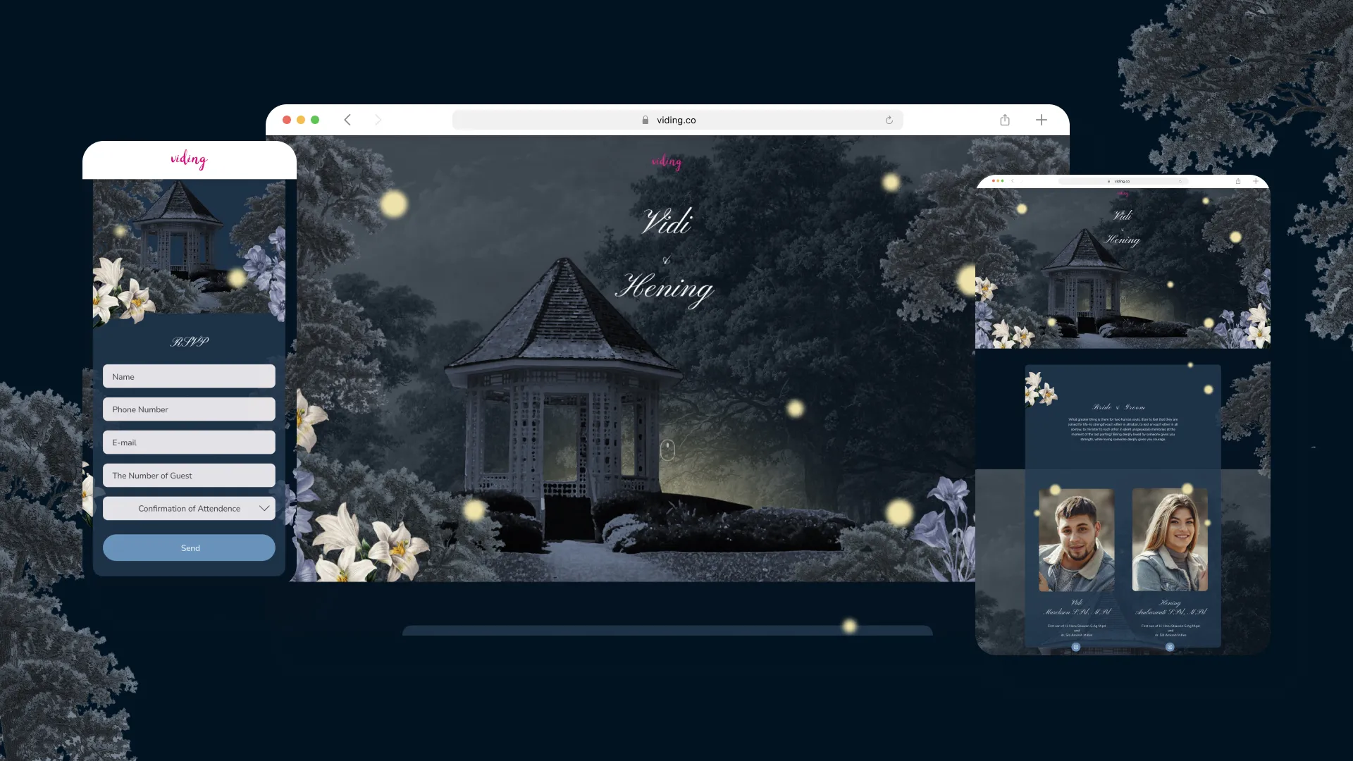 Web Invitation Bertema Fireflies