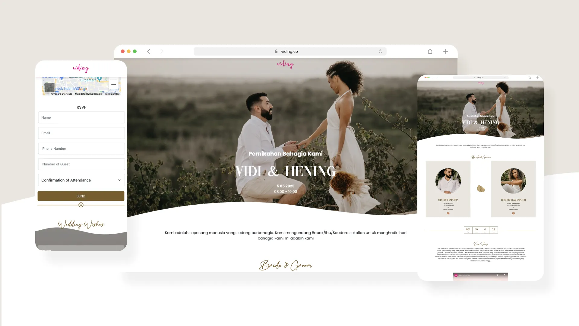 Web Invitation Bertema Wavie