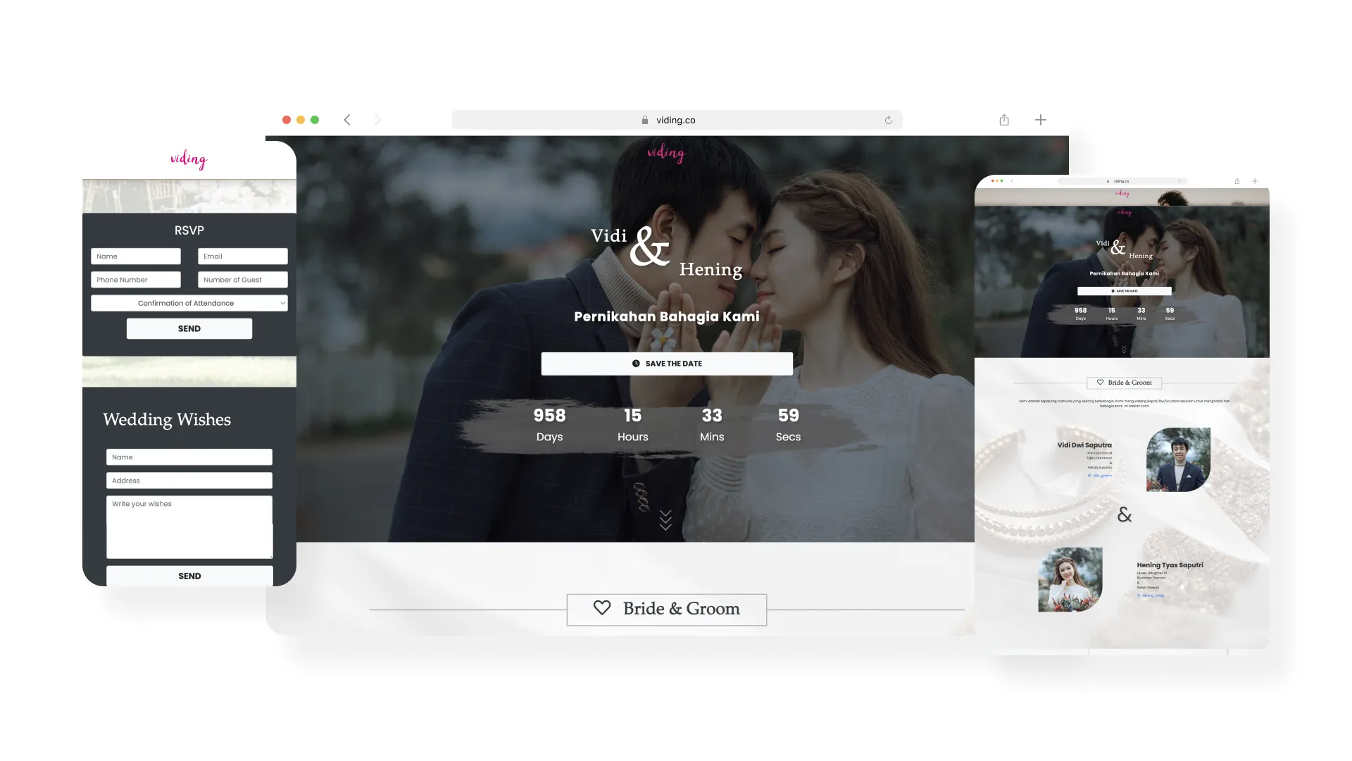 Web Invitation Bertema Serenity 2