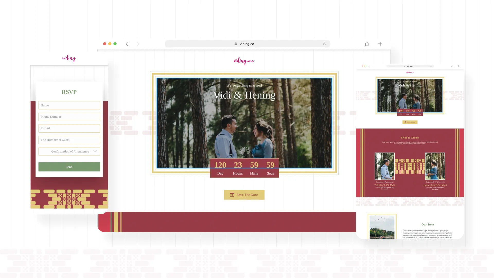 Web Invitation Bertema Ulos Ragihotang