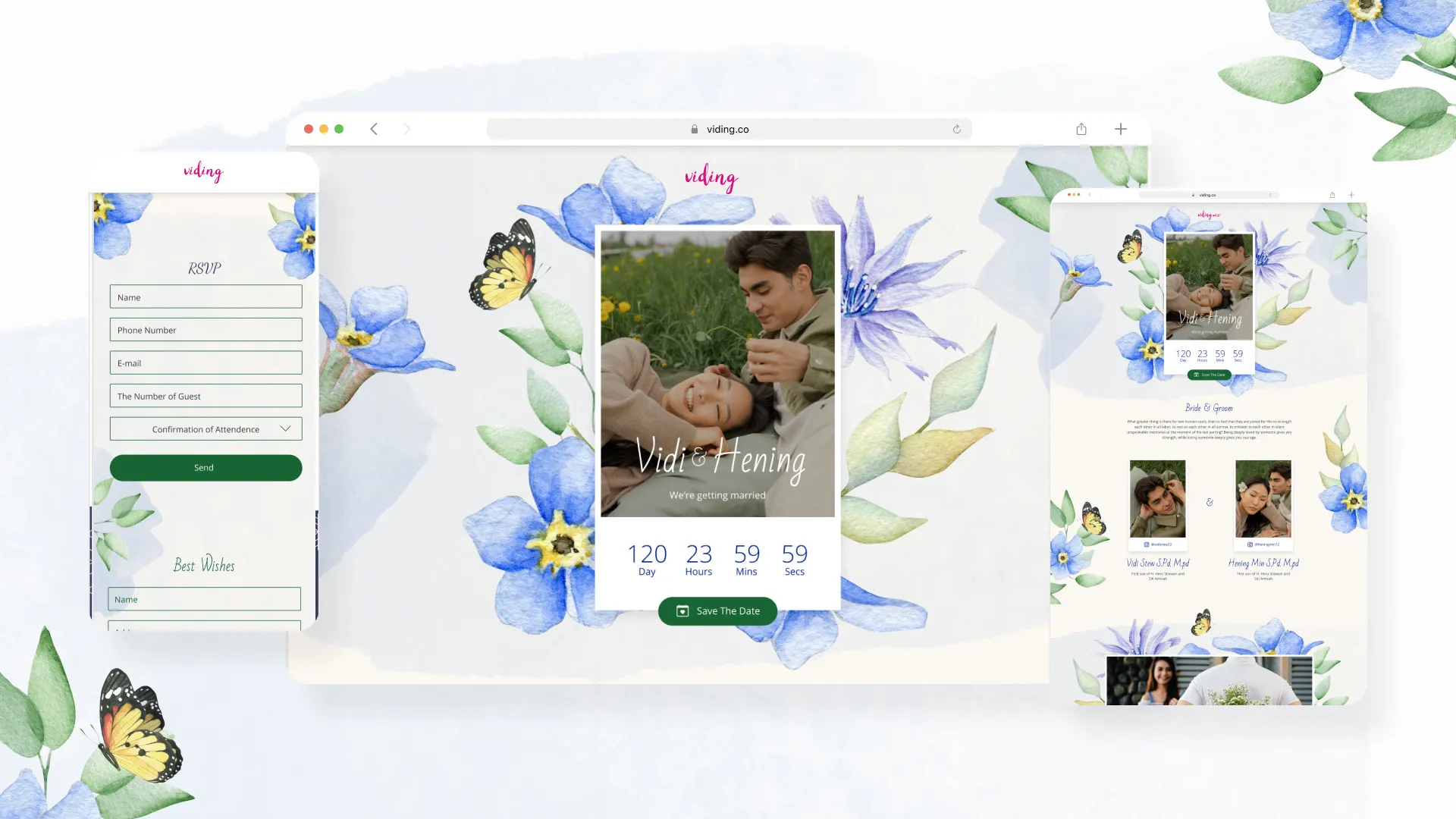 Web Invitation Bertema Spring Memory