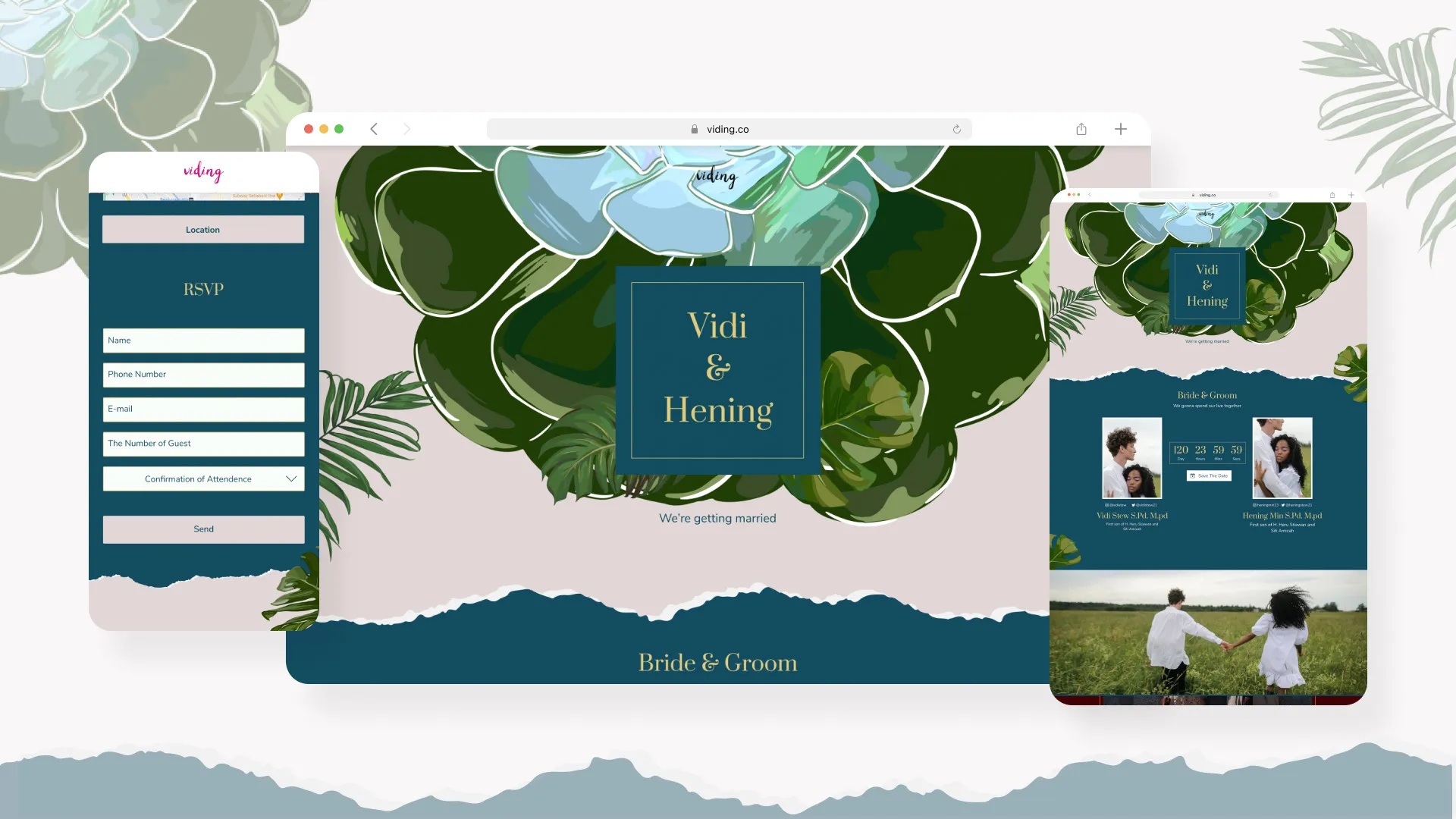 Web Invitation Bertema Leafy