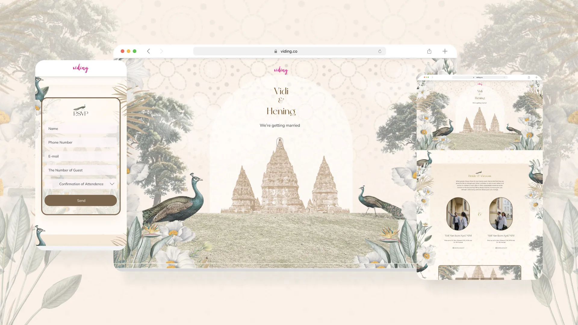 Web Invitation Bertema Garden