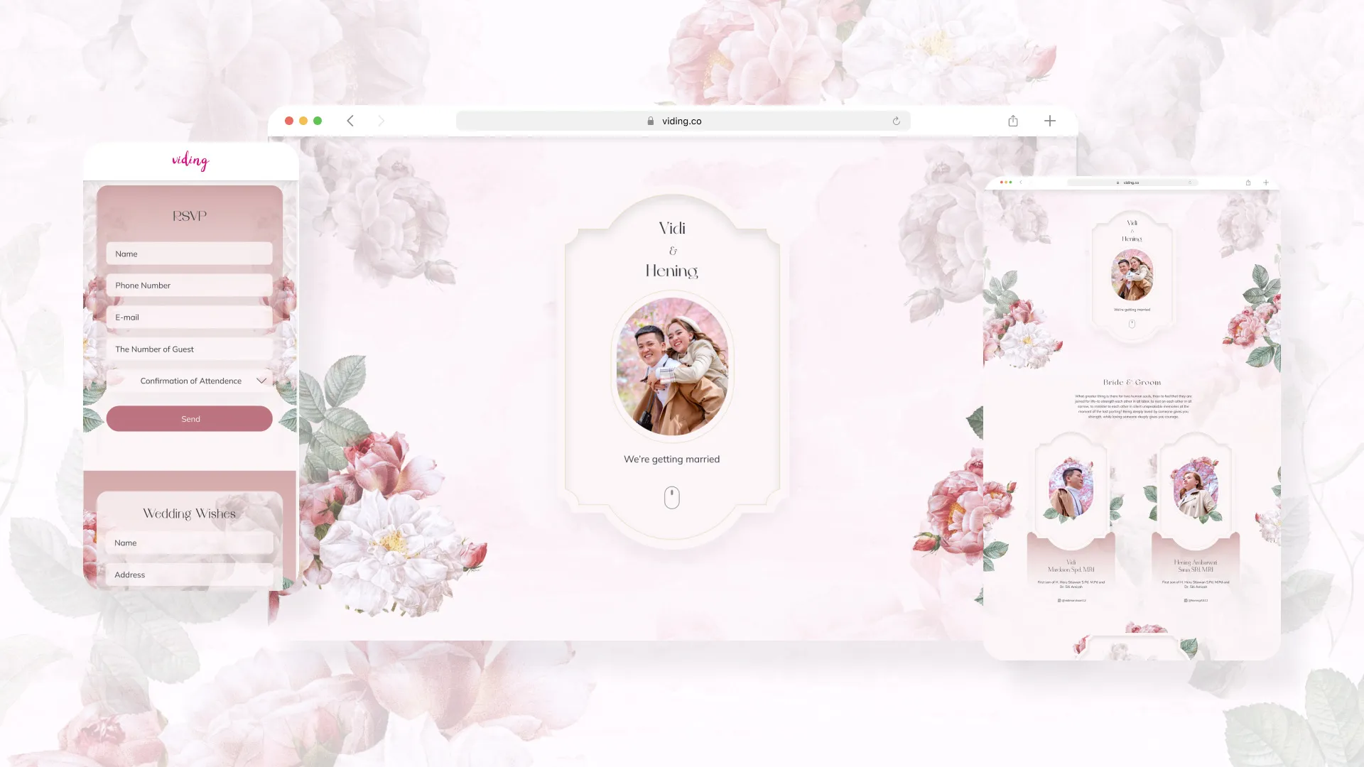 Web Invitation Bertema Sweet