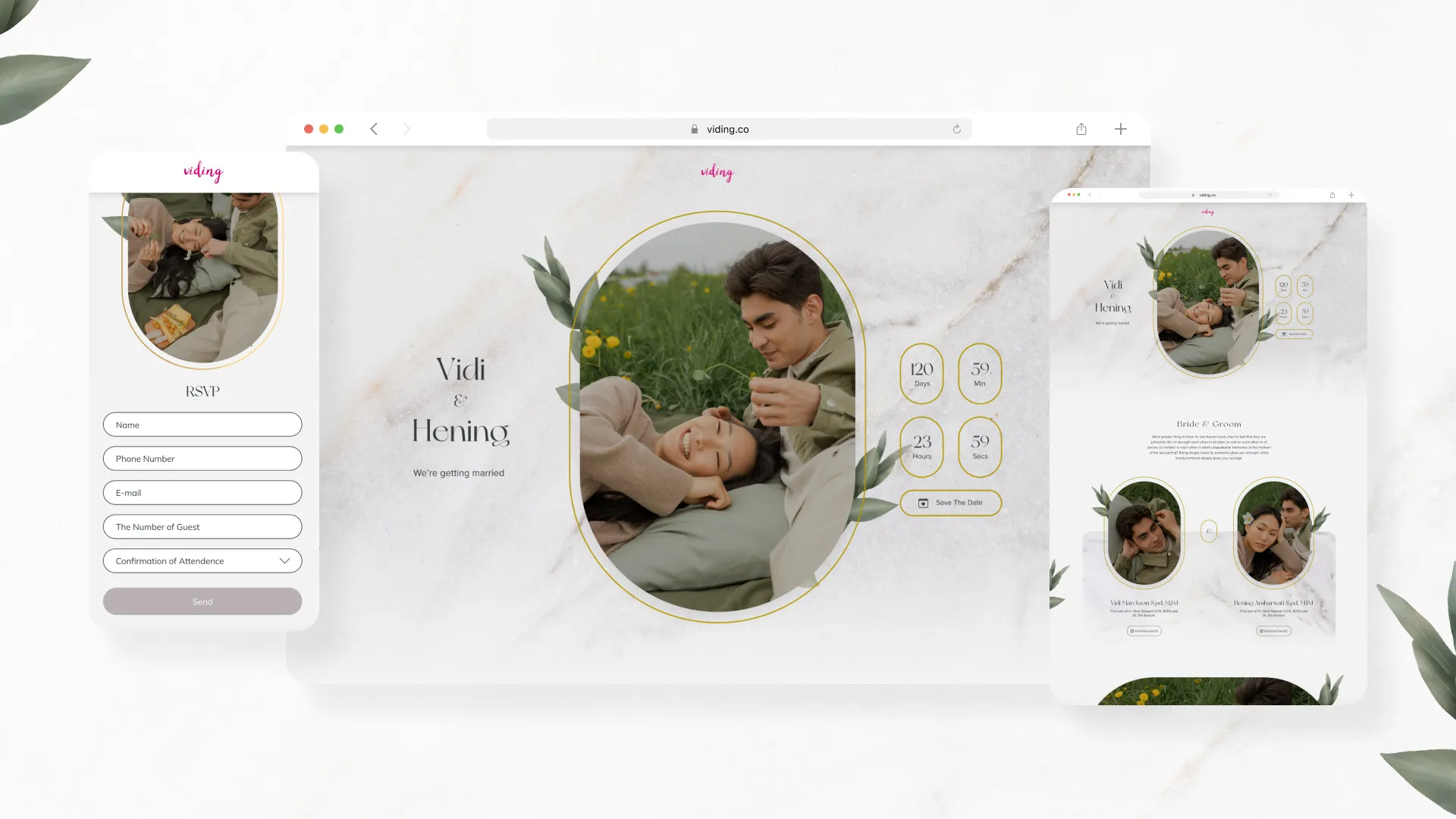 Web Invitation Bertema Tranquil