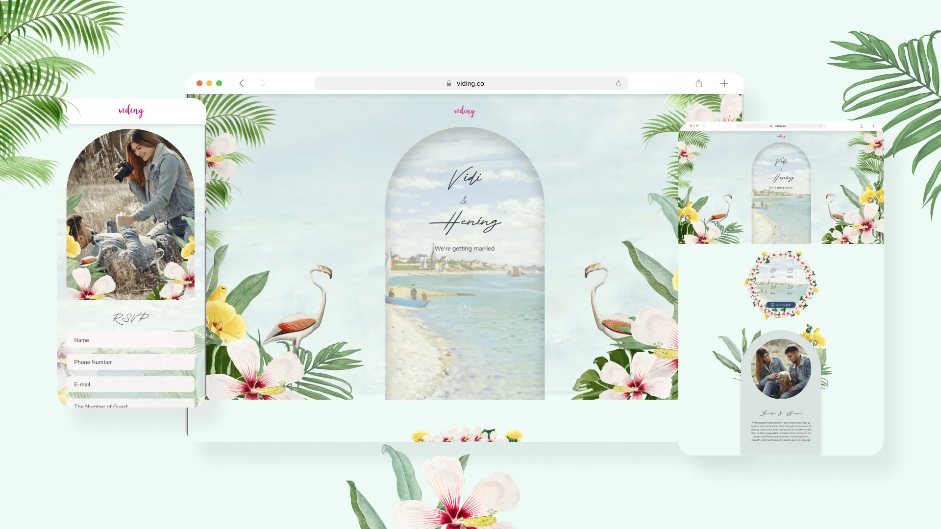 Web Invitation Bertema Summer Escape