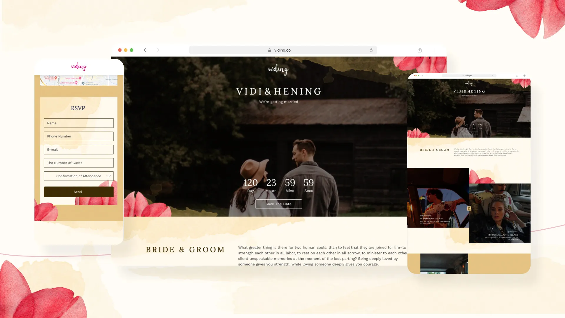 Web Invitation Bertema Classy