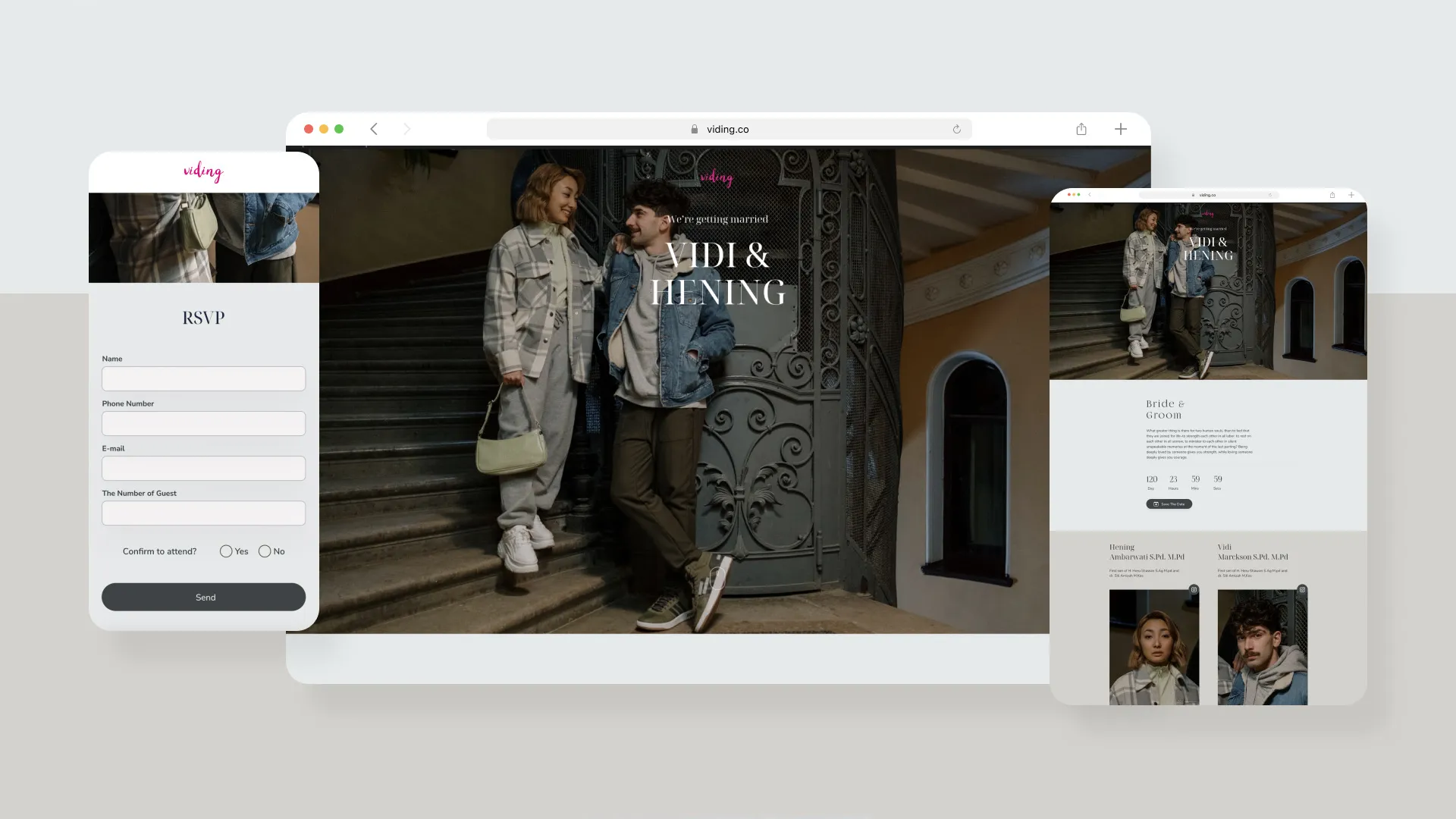 Web Invitation Bertema Semplice