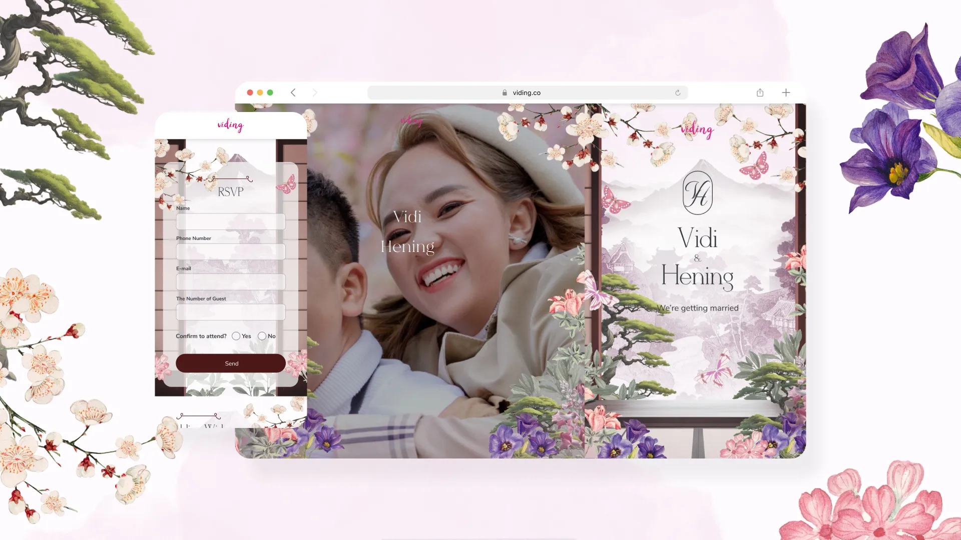 Web Invitation Bertema Keshiki