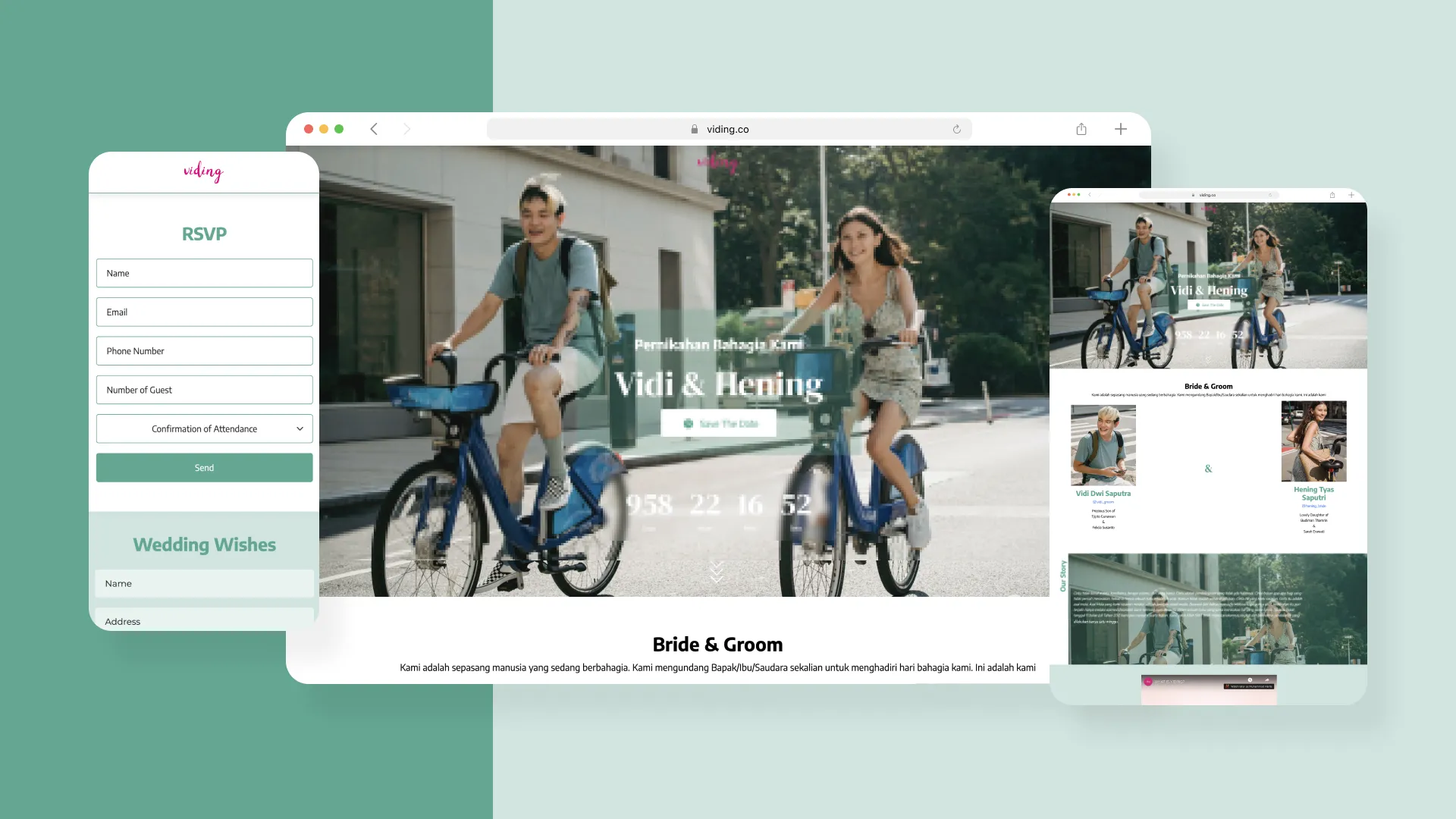 Web Invitation Bertema Minimalist