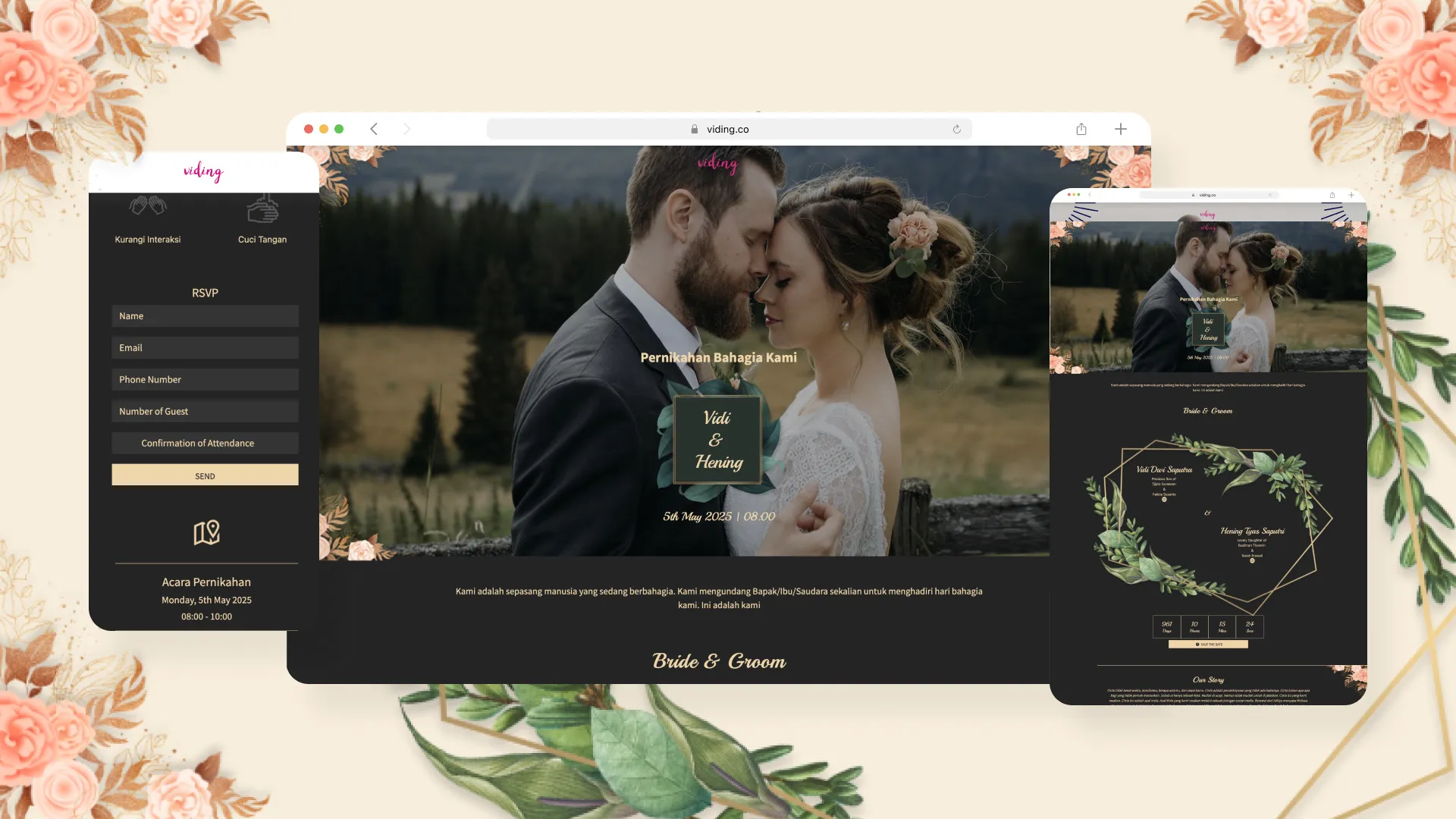 Web Invitation Bertema Glamve