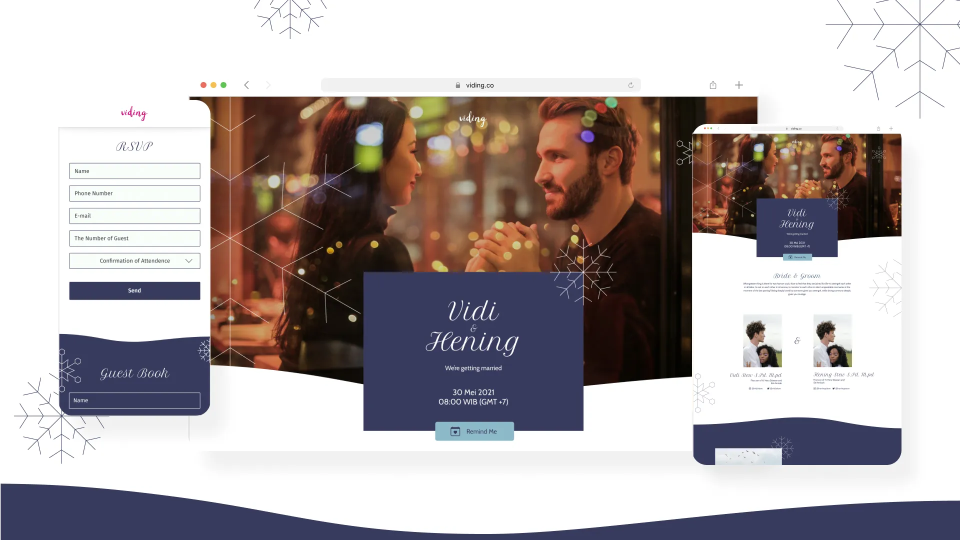 Web Invitation Bertema Winter Stroll