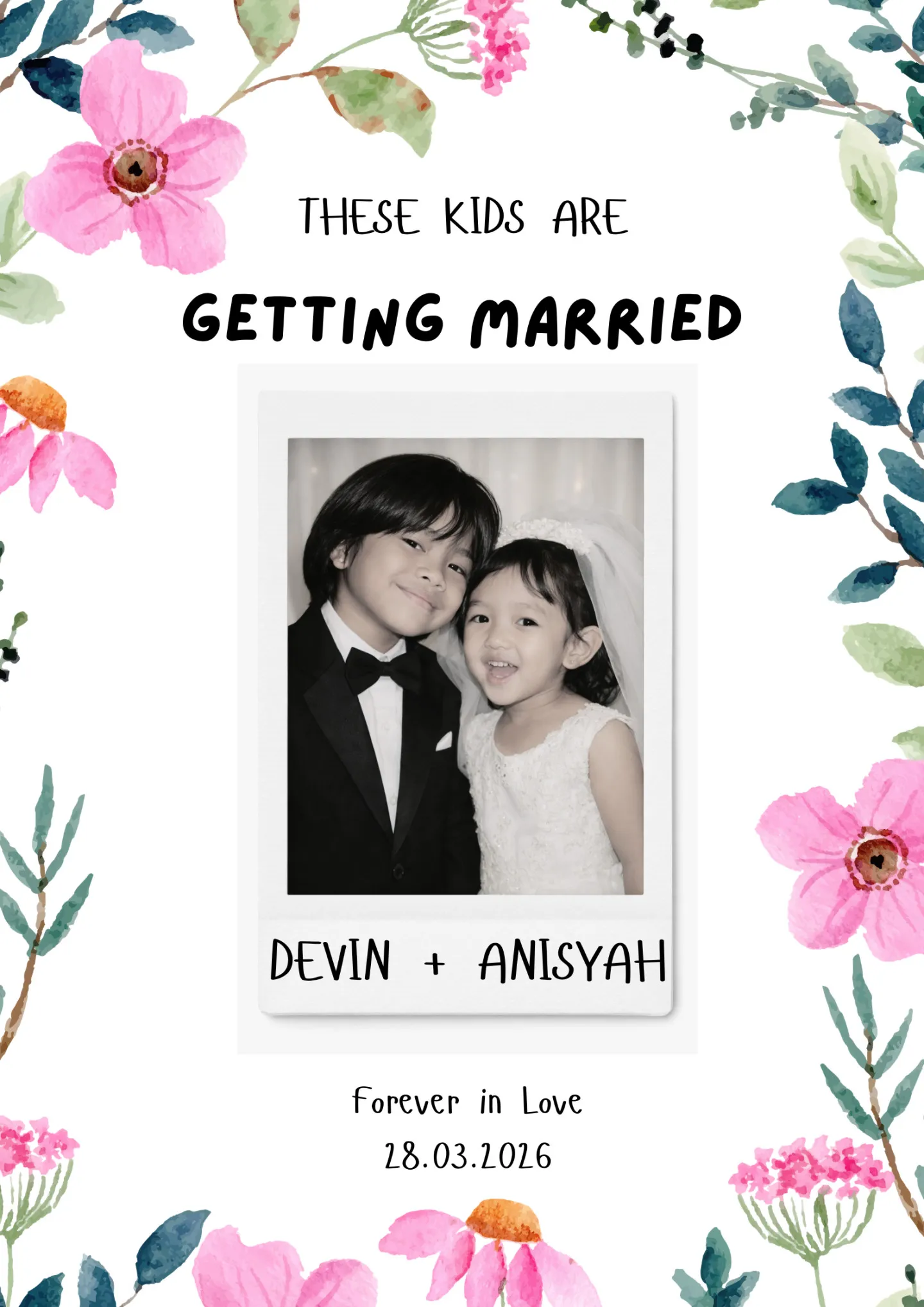 Undangan Digital Devin dan Anisyah