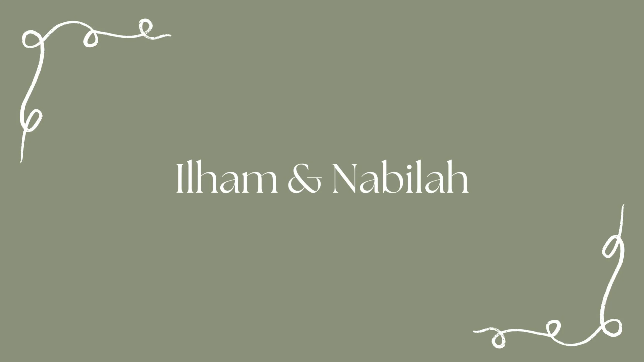 Undangan Digital Ilham dan Nabilah